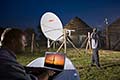 Satellite communications in remote areas of Uganda